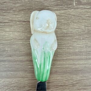 Williams Sonoma Bunny Spreader Easter Porcelain Cheese Knife Rabbit Replacement